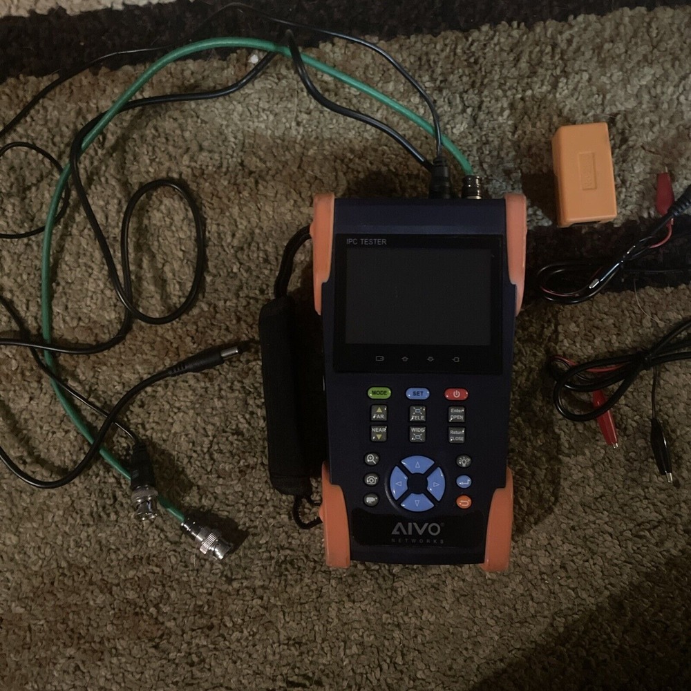 Avycon AIVO-35T 3.5" HD-TVI Network Tester and Digital Multi-meter- UNTESTED